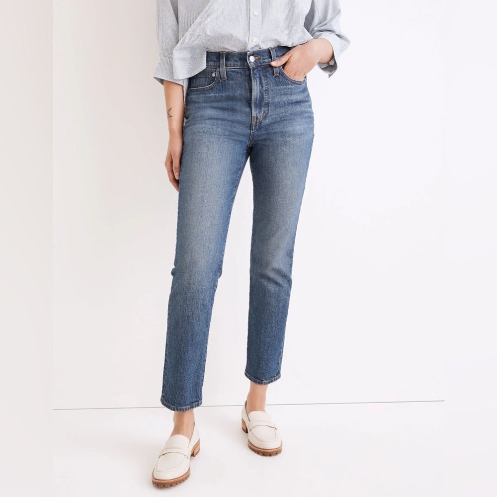 Madewell The Perfect Vintage Jean Straight Leg in Drayton Wash Size 27 ND504